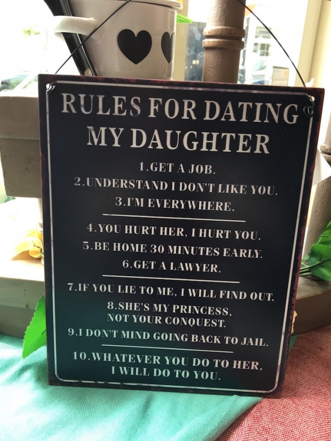 Dating daughter for rules my This Dad’s
